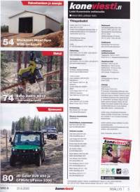 Koneviesti 9/2020. Traktorimönkijät; Vertailussa JD Gator ja CFMoto UForce