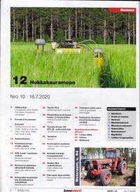 Koneviesti 10/2020. Mukana Koneklassikot 3/2020. Takalanat.