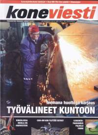 Koneviesti 1/2015. Mukana Bioenergia -osio (66 sivua). Teemana huolto ja korjaus. Traktorimönkijät.