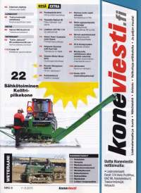 Koneviesti 8/2015. Ajettavat ruohonleikkurit; Masinistitapahtumat; Koneviestin kesäekstra; Lemken Rubin 12 -lautasmuokkain