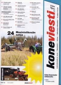 Koneviesti 18/2015. Mukana telatraktorit 1955 (yli 3 tonnia). Lokomo tiellä ja metsässä. Kempsut sodassa ja rauhassa. Veteraanikoneet!