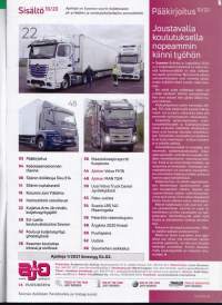 Ajolinja 10/2020. Volvo FH16. MAN TGM. Ikiliikkuja Sisu E14
