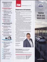 Tekniikan Maailma  18/2017. Kodin turvajärjestelmät. Halpa käytetty neliveto talveksi: Honda CRV 2.0i, Suzuki Liana 1,6 4Grip, Volvo XC70 2.4T AWD