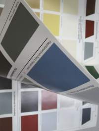 Tikkurila Oy 1988 talomaali - husfärg Ultra - Pika-Teho, Teho, Panssarimaali - Pansarfärg, Yki värikartta - färgkarta -colour chart