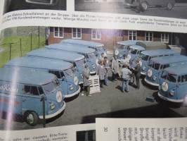 Flotter Transport 1964 nr 6 - Volkswagen Transporter commercial magazine - Volkswagenin tehtaan hyötyajoneuvojen erillislehti