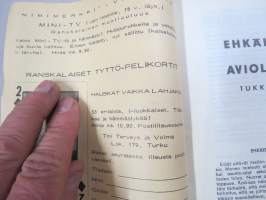 Länsi-Uutiset  35 V - Ehkäisykeinot ja avioliiton onni - Tukkuliike Länsi -ehkäisytietoutta &amp; tuoteluettelo