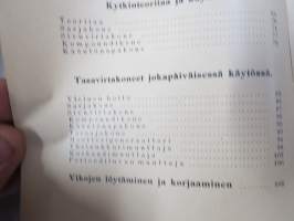 Sähkökoneet - viat, hoito, kytkeminen ja tehon laskeminen (Tietoja sähköalalta. III vihko)