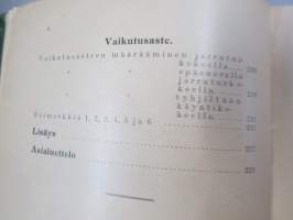 Sähkökoneet - viat, hoito, kytkeminen ja tehon laskeminen (Tietoja sähköalalta. III vihko)