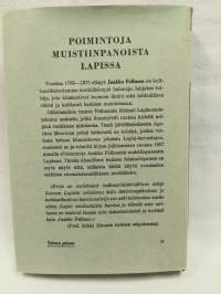 Poimintoja muistiinpanoista Lapissa