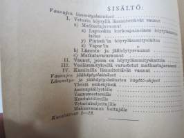 Valtionrautatiet vaunujen lämmitys- ja jäähdytyslaitteiden selitys ja käyttöohjeet