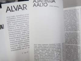 Arkkitehti 1976 nr 7-8 - Alvar Aalto erikoisnumero, koko julkaisu käsitteelee Aaltoa ja hänen tuotantoaan / Special issue concentrating on to Aalto and his work