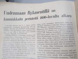 Maanpuolustusnuoriso 1938 nr 7, Kansikuva AISY Viipurin kevätmessuilla (huomaa isopyörä rekvisiittana), Erkki Kukkonen hautajaisselsotus, Lentokentän laidalta