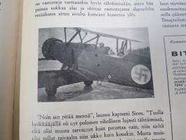 Maanpuolustusnuoriso 1938 nr 3, Nuorisoa 20 vuoden takaa 1918, Euroopan nuorisoa, Reservilentäjiä Santahaminassa, mainoksia, ym.