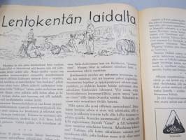 Maanpuolustusnuoriso 1938 nr 3, Nuorisoa 20 vuoden takaa 1918, Euroopan nuorisoa, Reservilentäjiä Santahaminassa, mainoksia, ym.