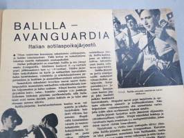 Sotilaspoika 1942 nr 4, Varokaa &quot;varastoitua&quot; kuolemaa, Sotamarsalkan matka 1917 Odessasta Pietariin, Balilla - Avanguardia -italialainen sotilaspoikajärjestö, ym.