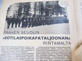 Sotilaspoika 1942 nr 4, Varokaa &quot;varastoitua&quot; kuolemaa, Sotamarsalkan matka 1917 Odessasta Pietariin, Balilla - Avanguardia -italialainen sotilaspoikajärjestö, ym.