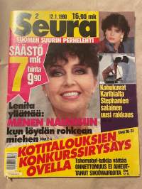 Seura 1990 nr 2, Lenita, Jorma Söderberg veistosten toteuttaja, Marianne Heikkilä