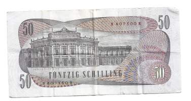 Itävalta 50 Schilling 1970 - seteli