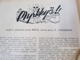 Hurtti Ukko  / Hurttiukko 1944 nr 3 maaliskuu - Suomen sodan  sankaritarinoita, sis. mm. seur. artikkelit / kuvat / mainokset; Upu Ottonen - &quot;Snapparit&quot; hyökkäävät