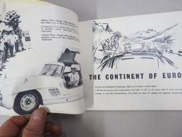 Castrol Achievements 1956 -saavutuksia, öljy-yhtiön vuosittainen mainosjulkaisu, englanninkielinen