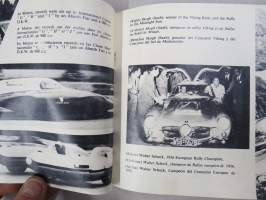 Castrol Achievements 1956 -saavutuksia, öljy-yhtiön vuosittainen mainosjulkaisu, englanninkielinen