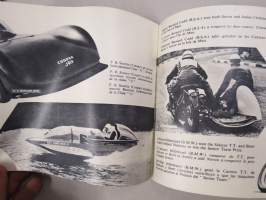 Castrol Achievements 1956 -saavutuksia, öljy-yhtiön vuosittainen mainosjulkaisu, englanninkielinen