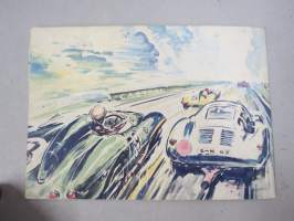 Castrol Achievements 1956 -saavutuksia, öljy-yhtiön vuosittainen mainosjulkaisu, englanninkielinen