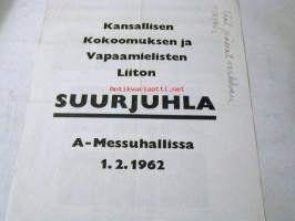 kokoomuksen suurjuhla