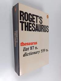 Roget&#039;s thesaurus of English words and phrases