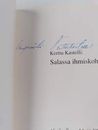 Salassa ihmiskohtalot (signeerattu, tekijän omiste)