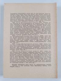 Turun historiallinen arkisto XXV