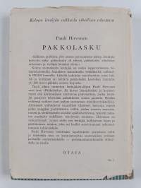 Pakkolasku : lentäjien pako vihollisen selustasta