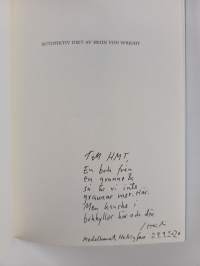 Autofiktiv dikt av Heidi von Wright (signeerattu, tekijän omiste)