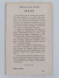 Häät : runoja (signeerattu, tekijän omiste)