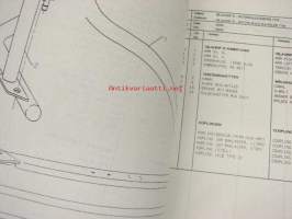 Kverneland Rundballegriper / Round bale handler Model Silagrip 7720 + 7721-7722 -spare parts list