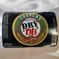 Etiketti Coopers dry beer