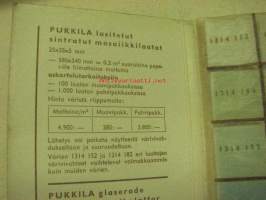 Pukkila mosaiikkilaattoja / mosaikplattor -mallikansio