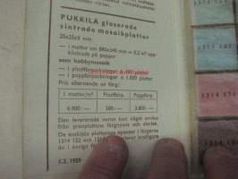 Pukkila mosaiikkilaattoja / mosaikplattor -mallikansio