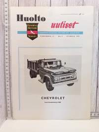 GM huolto uutiset 5-11 1961 (6kpl)
