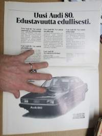 Volkswagen-Audi uutiset 1979 nr 2 -asiakaslehti, Derby CLS, Volkswagen Iltis, VAG-Service, Audi 80, ym.