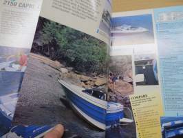 Bayliner Capri &amp; Cobra 1988 -veneet, myyntiesite / sales brochure