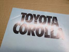 Toyota Corolla Coupe -myyntiesite /sales brochure