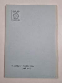 Ilmatorjuntasäätiön toimintakertomus vuodelta 1975