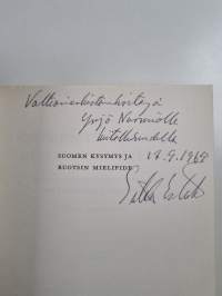Suomen kysymys ja Ruotsin mielipide : ensimmäisen maailmansodan puhkeamisesta Venäjän maaliskuun vallankumoukseen (signeerattu, tekijän omiste)