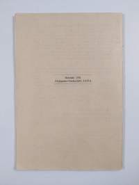 Pöytäkirjat V. R. Konduktööriyhdistyksen r.y. ja hautausapurenkaan vuosikokouksesta Riihimäellä maaliskuun 28-29 p:nä 1931 sekä jatketusta vuosikokouksesta Rantal...