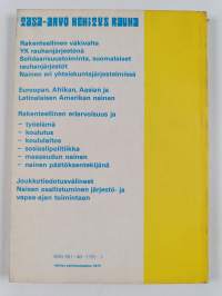 Tasa-arvo, kehitys, rauha