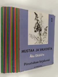 Mustaa ja valkoista : Åke Skiöld&#039;in piirustuksen kirjekurssi 1-15
