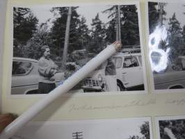 Juhannusmatka Korpposeen 1963 / Partioleiri 1963 -valokuvasarjat albumilehdillä