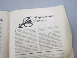 Maaseudun Autolehti 1932 nr 1 - Maaseudun Autonomistajain Liitto -jäsenlehti