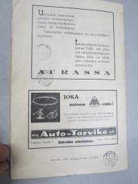 Maaseudun Autolehti 1932 nr 1 - Maaseudun Autonomistajain Liitto -jäsenlehti
